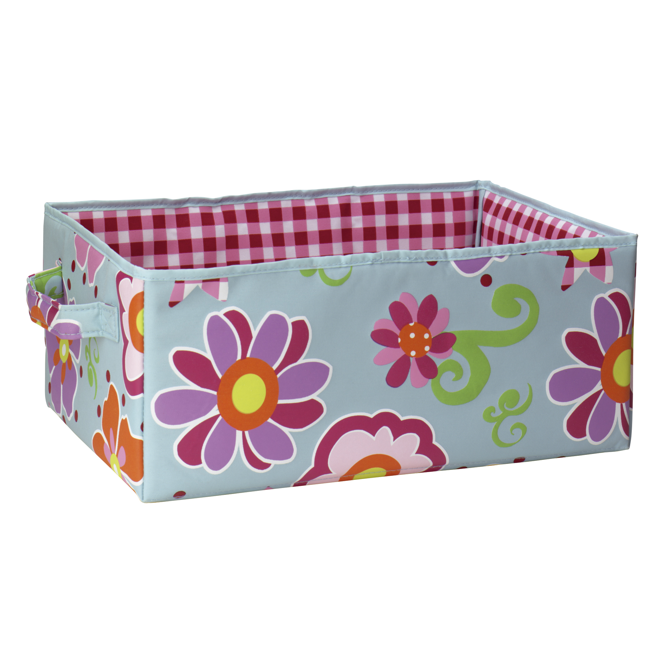 Aufbewahrungsbox 35x25x15cm Flower Blue L