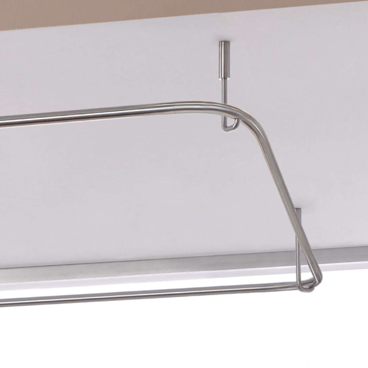 Duschvorhangstange Badewanne Rechteck - Deckenmontage Duschvorhangstange Badewanne Rechteck - Deckenmontage