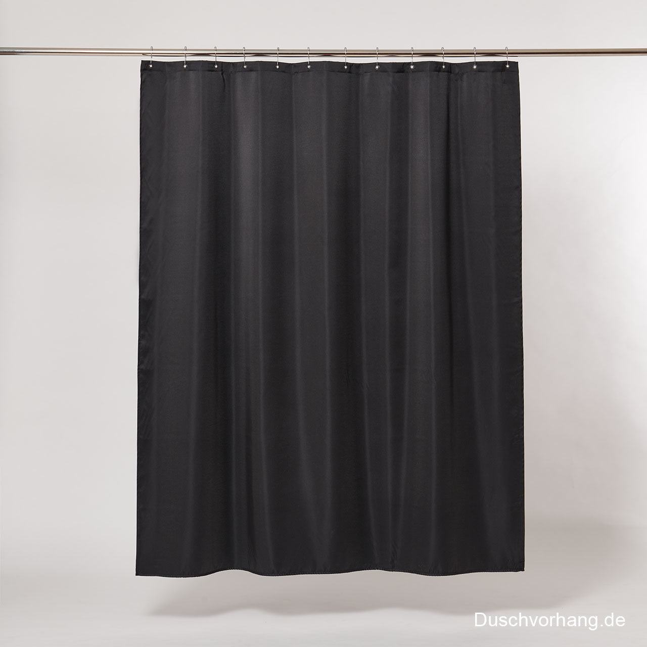 Duschvorhang Textil Schwarz Trevira CS Duschvorhang Textil Schwarz Trevira CS