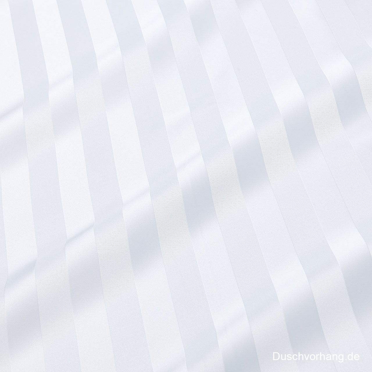 Duschvorhang-Textil-Streifen-Weiss-Gestreift Stoff Duschvorhang-Streifen-Weiss-Gestreift