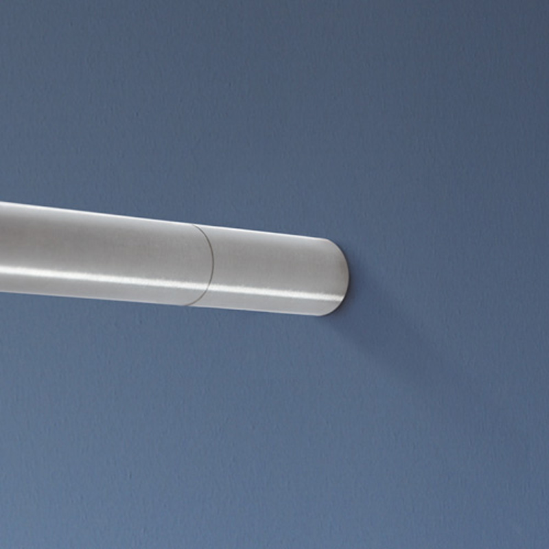 Duschstange Halbkreis DR70HW Wand Halterung - 12mm Edelstahl Duschstange Halbkreis DR70HW Wand Halterung - 12mm Edelstahl