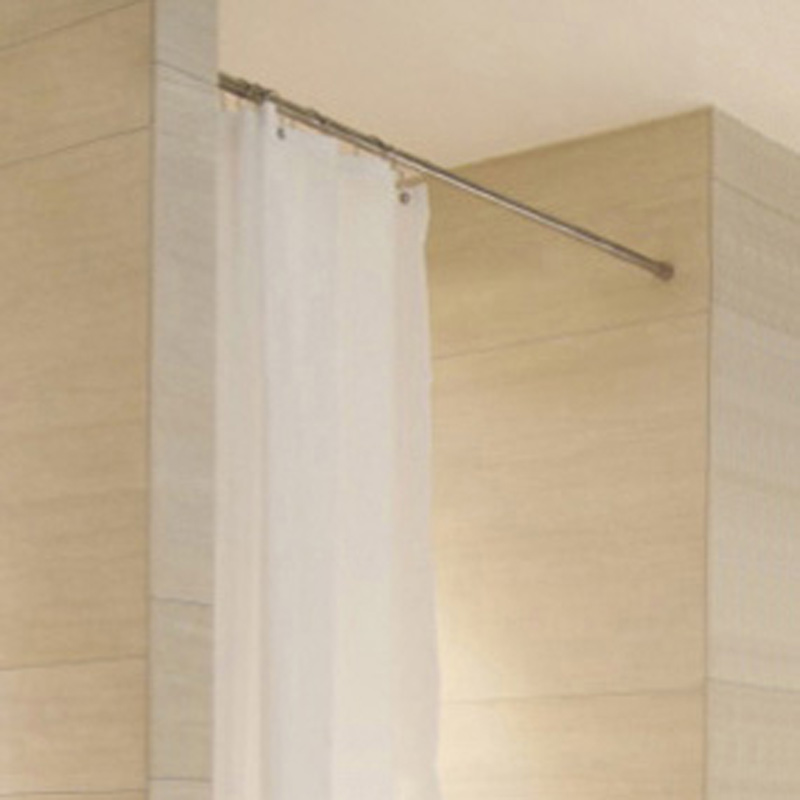 Duschvorhangstange Duschnische - 20 mm Edelstahl Duschvorhangstange Duschnische - 20 mm Edelstahl