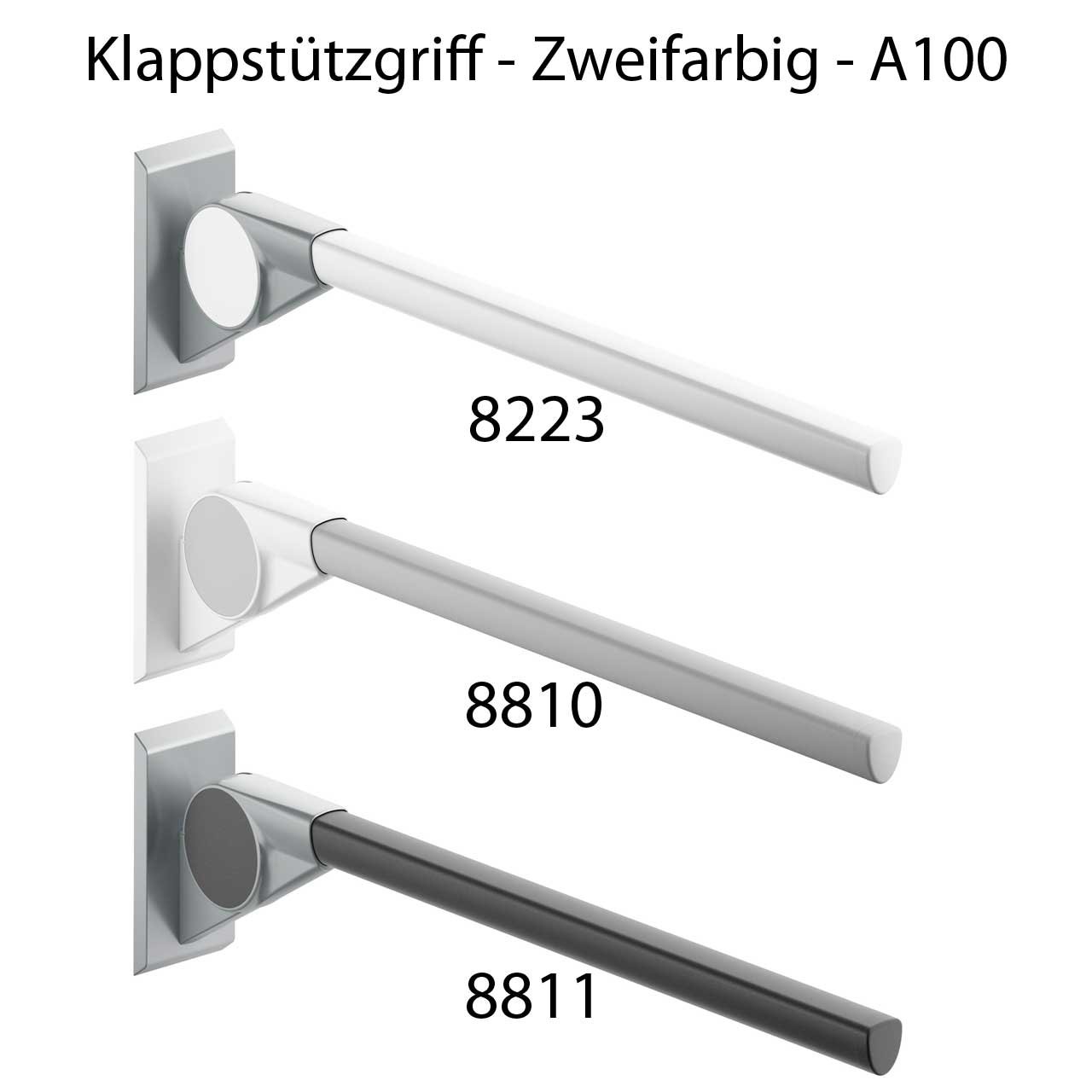 Universal Haltegriff Bad WC Toilette - Klappbar - FSB A100