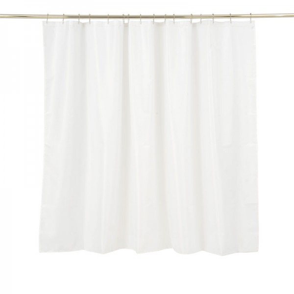 Duschvorhang Textil Weiß 240x180 Trevira CS